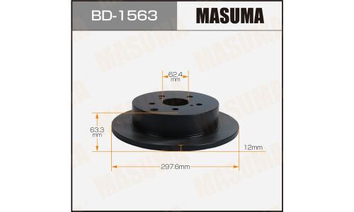 Диск тормозной MASUMA, rear TOYOTA ALPHARD / ANH20W [уп.2]