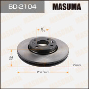 Тормозной диск Masuma, арт. BD-2104