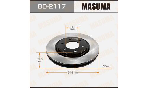 Диск тормозной MASUMA front QX56 / Z62