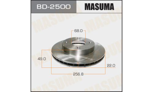 Тормозной диск Masuma, арт. BD-2500