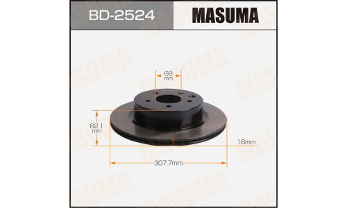 Диск тормозной MASUMA, rear INFINITI EX35 / J50