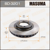 Тормозной диск Masuma, арт. BD-3201