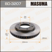 Тормозной диск Masuma передний, арт. BD-3207