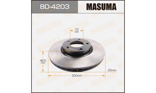 Тормозной диск Masuma, арт. BD-4203