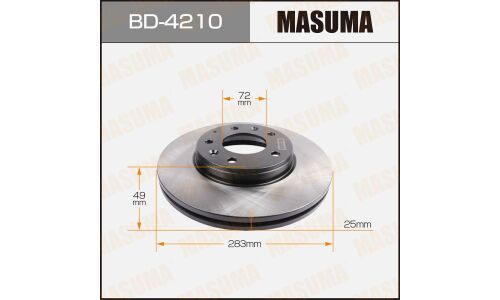 Тормозной диск Masuma передний, арт. BD-4210