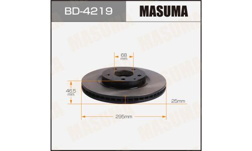 Диск тормозной MASUMA, front MAZDA 3 / BP# 18- [уп.2]