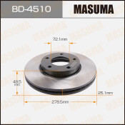 Тормозной диск Masuma передний, арт. BD-4510
