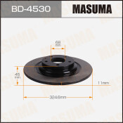 Диск тормозной MASUMA, rear MAZDA CX-8 / KG2P 20- [уп.2]