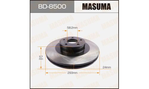 Тормозной диск Masuma передний, арт. BD-8500