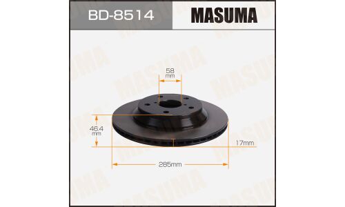 Диск тормозной MASUMA, rear SUBARU FORESTER / SK9 18- [уп.2]