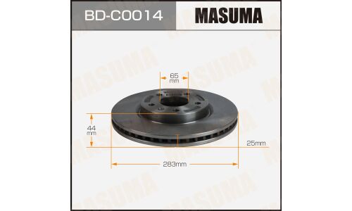 Диск тормозной MASUMA, front CHERY M11 08-14 [уп.2]