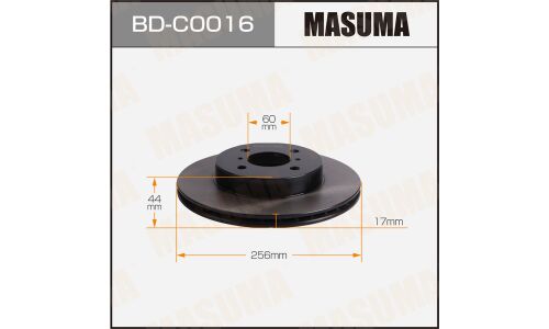 Диск тормозной MASUMA, front CHERY A1 07-14 [уп.2]