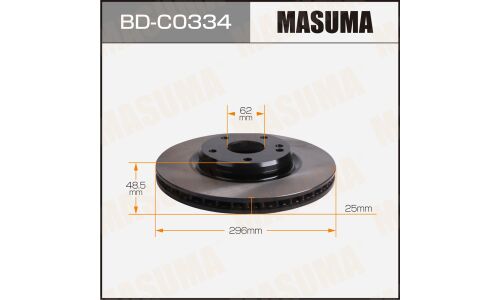 Диск тормозной MASUMA, front GEELY BINYUE 20- [уп.2]