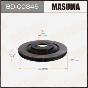 Диск тормозной MASUMA, front JETOUR DASHING / 1.6T [уп.2]