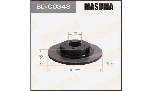 Диск тормозной MASUMA, rear JAC J7 21-24