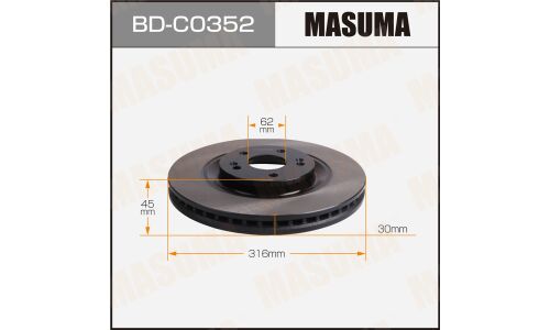 Диск тормозной MASUMA, front CHERY TIGGO 8 PRO MAX 22-