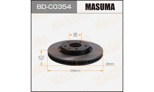 Диск тормозной MASUMA, front FAW BESTUNE B70 23- [уп.2]