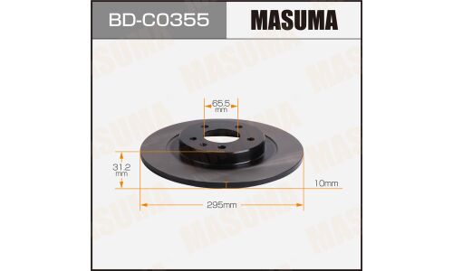 Диск тормозной MASUMA, rear CHERY S5 23- [уп.2]