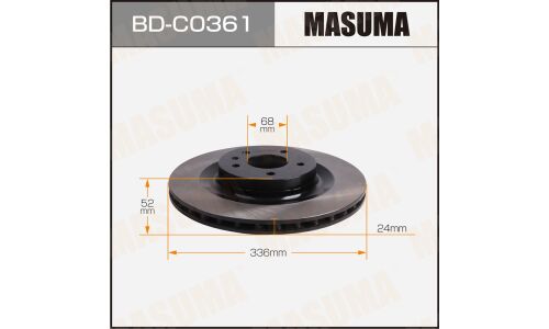 Диск тормозной MASUMA, rear HONGQI H9 22-