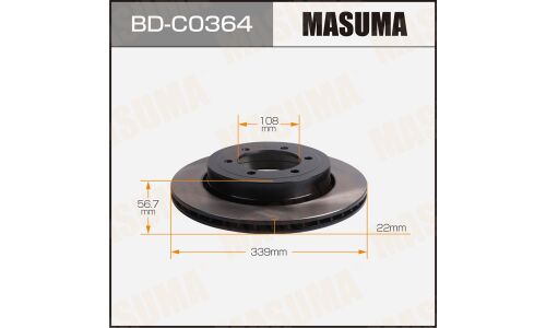Диск тормозной MASUMA, rear CHANGAN HUNTER PLUS 23-