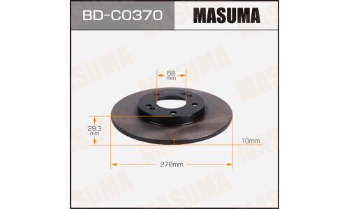 Диск тормозной MASUMA, rear BAIC X35 [уп.2]