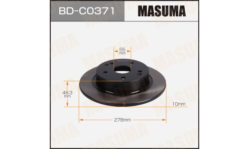 Диск тормозной MASUMA, rear GEELY COOLRAY [уп.2]