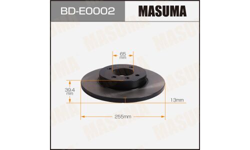 Диск тормозной MASUMA, front CHERY AMULET / 1.5 05-10 [уп.2]