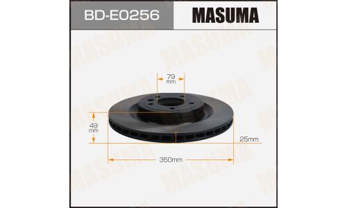 Диск тормозной MASUMA, rear LANDROVER DISCOVERY 16-