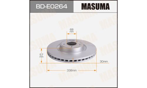 Диск тормозной MASUMA, front AUDI Q5 17-