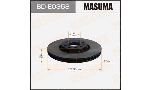Диск тормозной MASUMA, front OPEL CORSA-D 06-14