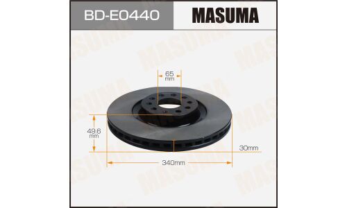 Диск тормозной MASUMA, front VOLKSWAGEN TIGUAN 17-