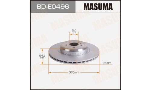 Диск тормозной MASUMA, rear BMW 7-SERIES / 730LdX 19-15