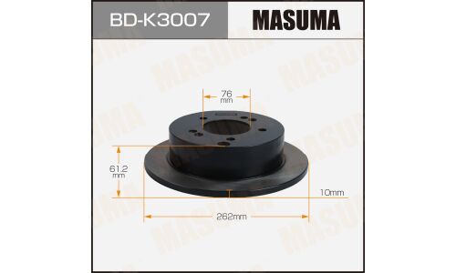 Диск тормозной MASUMA, rear KIA SPORTAGE 04-10 [уп.2]