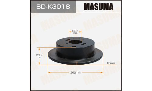 Диск тормозной MASUMA, rear KIA RIO 05-11 [уп.2]