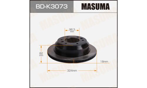Диск тормозной MASUMA, rear HYUNDAI H-1 / 2.4 15-18