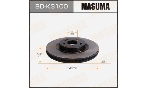 Диск тормозной MASUMA, front KIA STINGER 20-
