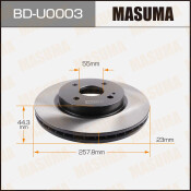 Тормозной диск Masuma передний, арт. BD-U0003