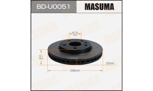 Диск тормозной MASUMA, front OPEL INSIGNIA 08-17 [уп.2]