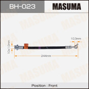 Шланг тормозной Masuma для Nissan Safari, передний, арт. bh-023