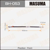 Шланг тормозной Masuma для Toyota TownAce, передний, арт. bh-053