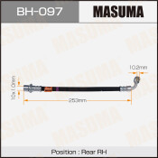 Шланг тормозной Masuma, задний, арт. BH-097