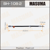 Шланг тормозной Masuma для Toyota LiteAce / TownAce, передний, левый, арт. bh-108-2