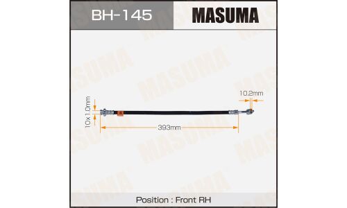Шланг тормозной Masuma для Datsun D22, передний, правый, арт. bh-145