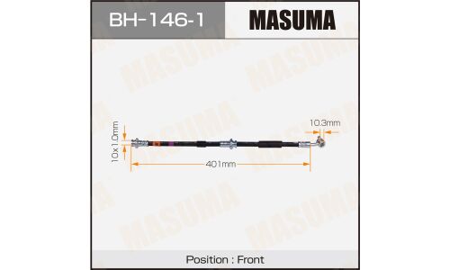 Шланг тормозной Masuma для Nissan Bluebird / Primera, передний, правый, арт. bh-146-1