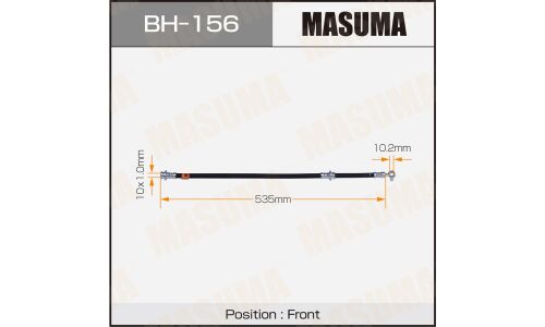 Шланг тормозной Masuma для Nissan Atlas, передний, арт. bh-156