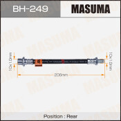 Шланг тормозной Masuma для Toyota Ipsum, задний, арт. BH-249