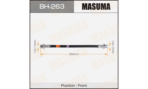 Шланг тормозной Masuma T-  /front/  Land Cruiser Prado ##J12#