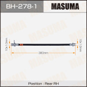 Шланг тормозной Masuma для Toyota Camry / Vista, задний, правый, арт. bh-278-1