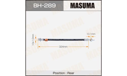 Шланг тормозной Masuma для Toyota Mark II / Crown, задний, арт. bh-289