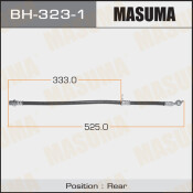 Шланг тормозной Masuma для Toyota Camry Gracia, задний, правый, арт. bh-323-1